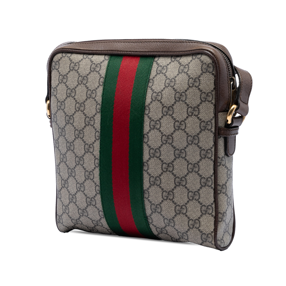 Pre-Loved Gucci Small GG Supreme Web Ophidia Messenger Bag - Picture 2 of 7